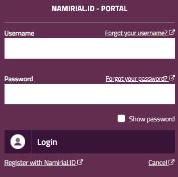 namirial portal sign in.